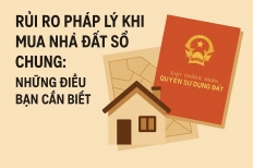 Cẩn trọng với sổ chung: Rủi ro pháp lý khi mua nhà đất chưa tách sổ