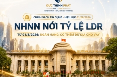 NHNN Nới LDR Từ 01/8/2026: Ngân Hàng Có Thêm Dư Địa Cho Vay