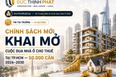 50.000 Căn Nhà Ở Cho Thuê TP.HCM: Cơ Hội Đầu Tư BĐS 2026