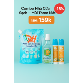 Combo Làm Mát Mùa Hè – Nhà Cửa Gọn Gàng, Thơm Mát Chỉ Từ 150K