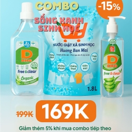 Combo Tự Nhiên An Lành – Bộ Sản Phẩm Tẩy Rửa Sinh Học Cho Gia Đình Xanh