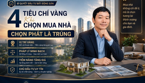 4 Tiêu Chí Vàng Chọn Mua Nhà: 4T Chọn Phát Là Trúng