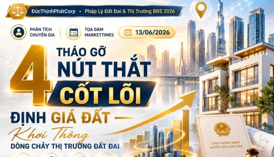 Tháo Gỡ 4 Nút Thắt Định Giá Đất: Khơi Thông Thị Trường BĐS
