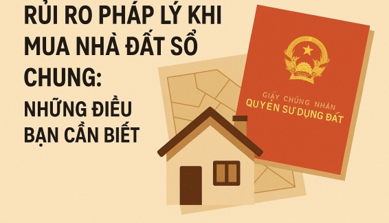 Cẩn trọng với sổ chung: Rủi ro pháp lý khi mua nhà đất chưa tách sổ