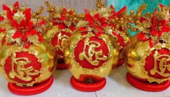 DỪA VÀNG, BƯỞI VÀNG - BIỂU TƯỢNG TÀI LỘC CHO GIA CHỦ DỊP TẾT NGUYÊN ĐÁN