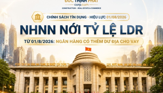 NHNN Nới LDR Từ 01/8/2026: Ngân Hàng Có Thêm Dư Địa Cho Vay