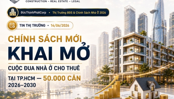 50.000 Căn Nhà Ở Cho Thuê TP.HCM: Cơ Hội Đầu Tư BĐS 2026