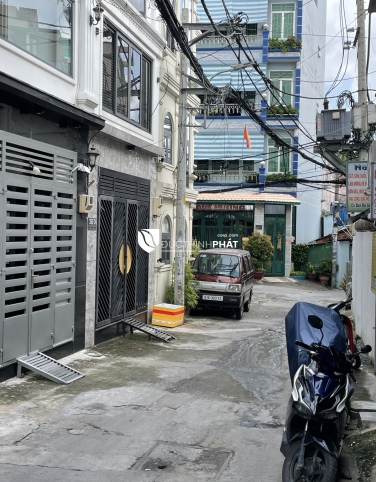 NHÀ HẺM Ô TÔ NƠ TRANG LONG – 5 TẦNG, 7 PHÒNG, NGANG 5.1M, KINH DOANH HIỆU SUẤT CAO