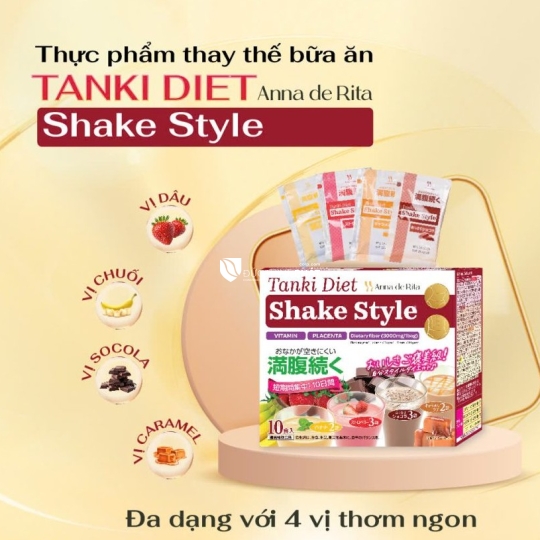 Thực phẩm thay thế bữa ăn giảm cân lành mạnh TANKI DIET SHAKE STYLE