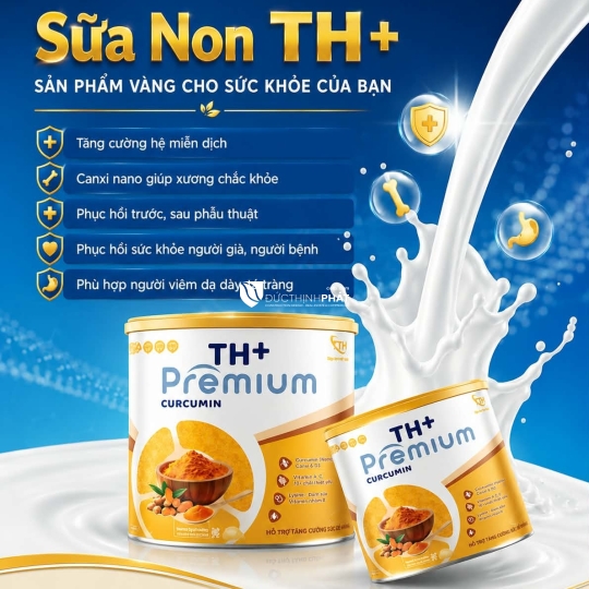 Sữa Non Curcumin TH+ Premium - Tăng Đề Kháng
