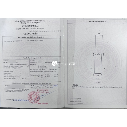 Bán Nhà Kinh Doanh Dòng Tiền – 93m² - Tây Thạnh - 5 Phòng, Thu Nhập Ổn Định, Sổ Vuông Đẹp