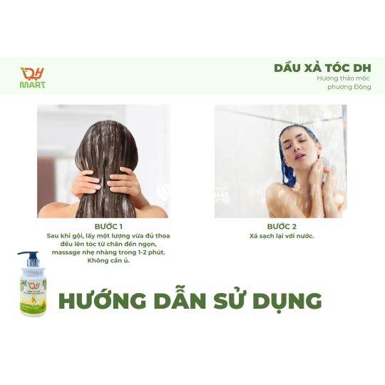 💚 DẦU XẢ TÓC DHMART 500ml – HƯƠNG THẢO MỘC PHƯƠNG ĐÔNG 💚