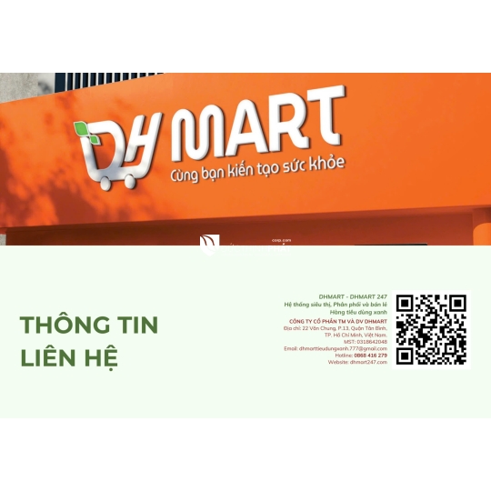 💚 DẦU XẢ TÓC DHMART 500ml – HƯƠNG THẢO MỘC PHƯƠNG ĐÔNG 💚