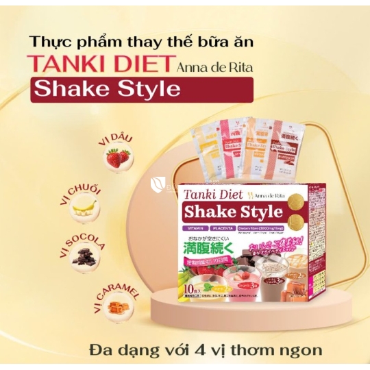 Thực phẩm thay thế bữa ăn giảm cân lành mạnh TANKI DIET SHAKE STYLE