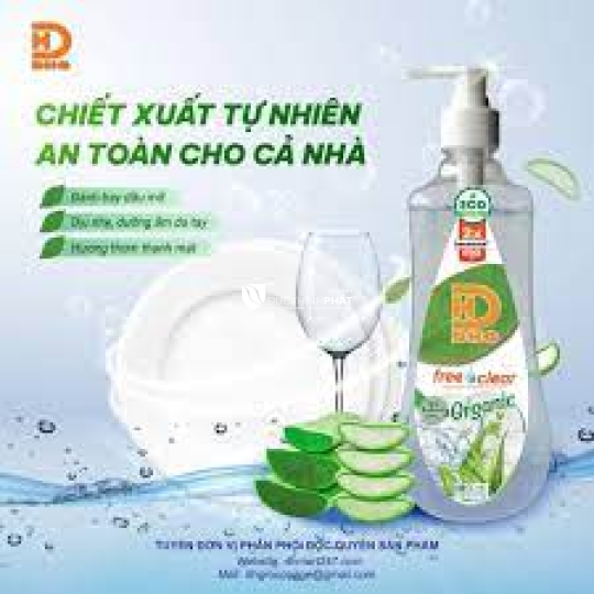 RỬA CHÉN SINH HỌC DHMART 800ML - HƯƠNG QUẾ/CHANH