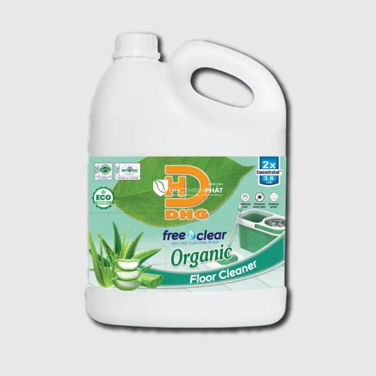 Nước Lau Sàn Hữu Cơ DHMART - 10L Chanh Sả