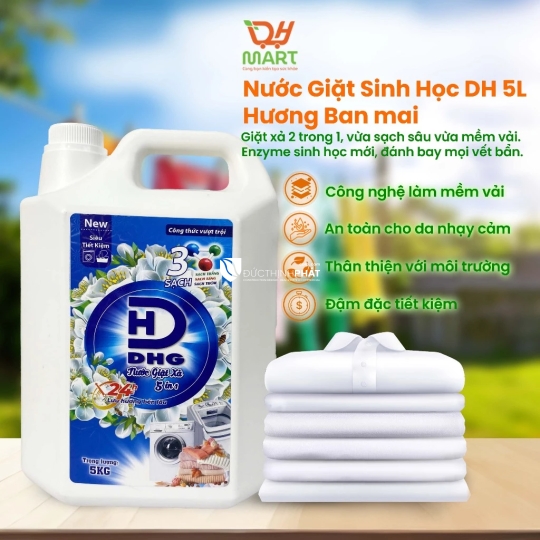 Nước Giặt Sinh Học Cao Cấp DHMART 5KG