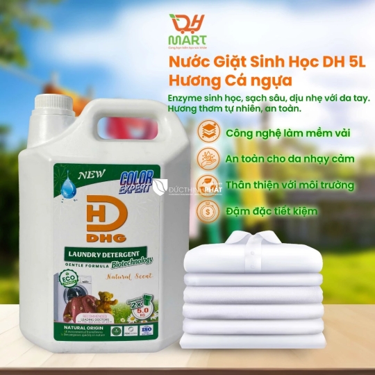 Nước Giặt Sinh Học Cao Cấp DHMART 5KG