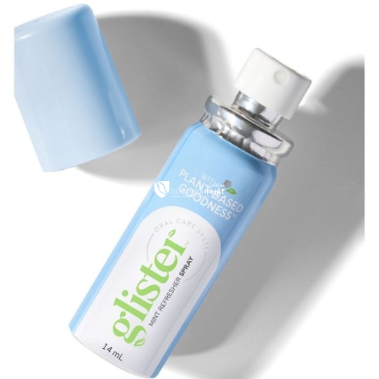 Nước xịt thơm miệng Glister Mint Refresher Spray