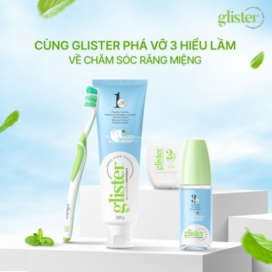 Nước xịt thơm miệng Glister Mint Refresher Spray