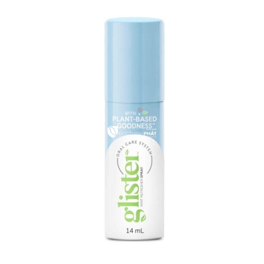 Nước xịt thơm miệng Glister Mint Refresher Spray