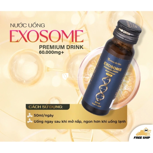 Nước uống Exosome Collagen Premium Drink 60.000MG+