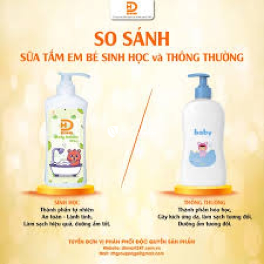 Sữa Tắm Em Bé 800ml DHMART