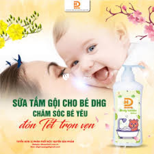 Sữa Tắm Em Bé 800ml DHMART