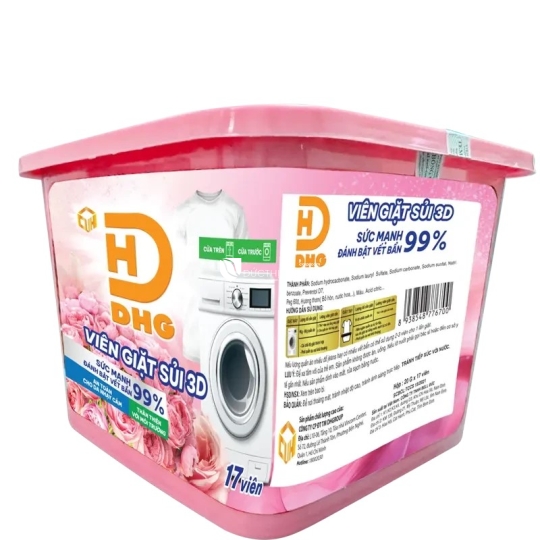 Viên Giặt sủi 3D DHMART 17 viên