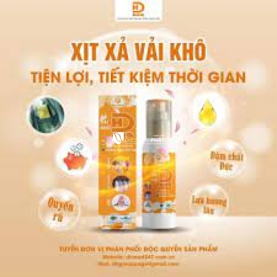 Xịt Xả vải Khô DHMART