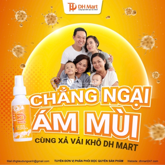 Xịt Xả vải Khô DHMART
