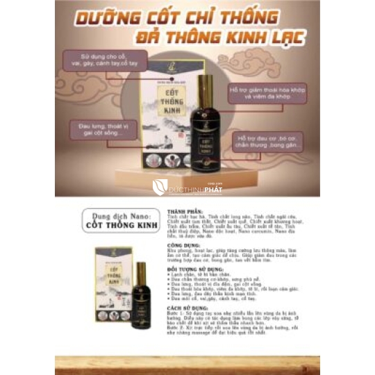 Cốt Thống Kinh - Xịt Xương Khớp